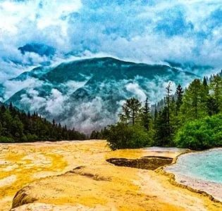 Huanglong Scenic Area — World Natural Heritage
