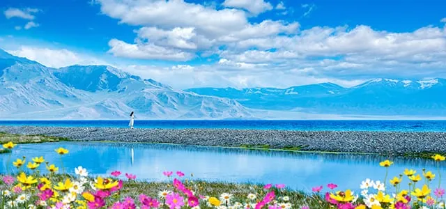 Sayram Lake — last tear of the Atlantic, alpine lake in Xinjiang
